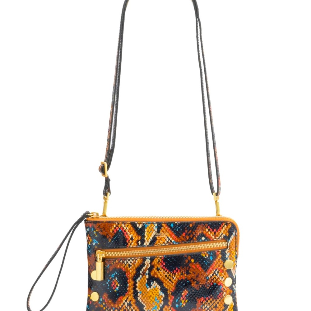Hammitt Nash Crossbody Bag Clutch limited edition botanical snake print